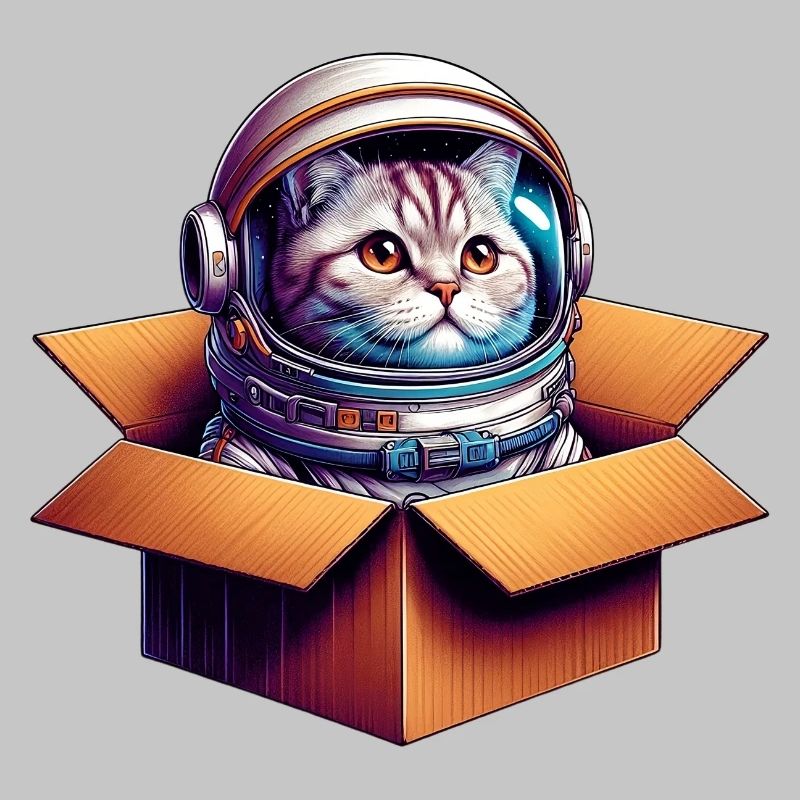 Katze Astronaut