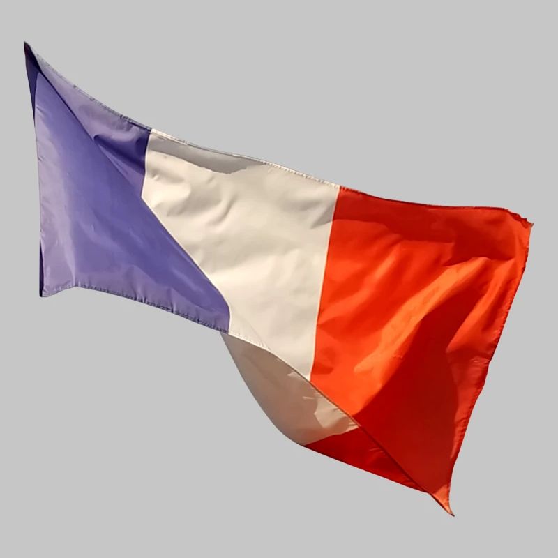 Bleu, blanc, drapeau rouge