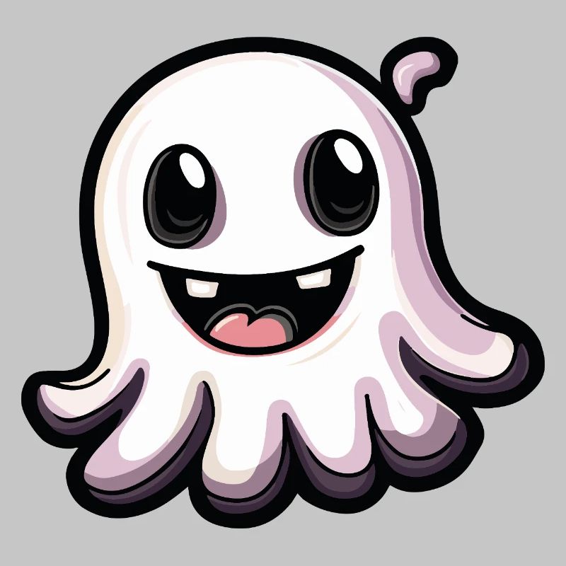Geist Halloween Niedlich Comic