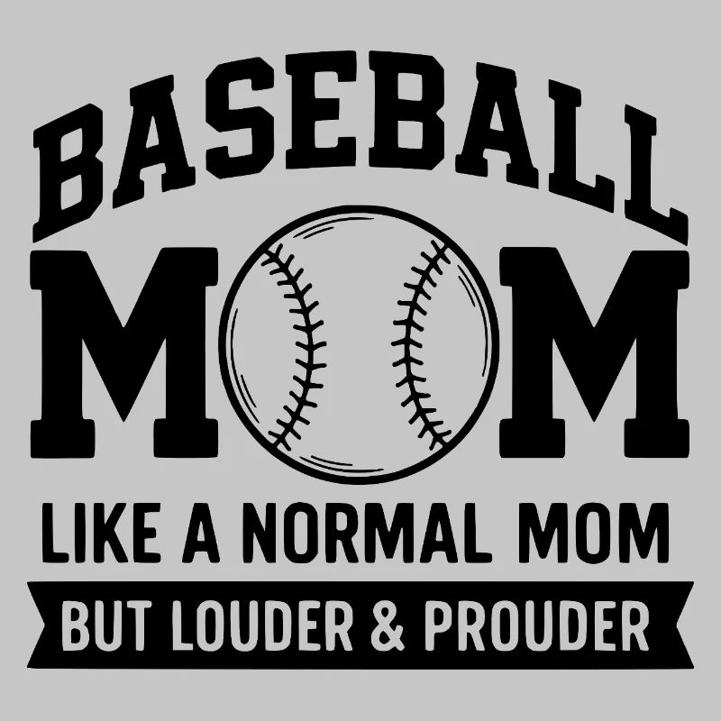 Stolze Baseball-Mutter Zitat Baseball-Mutter