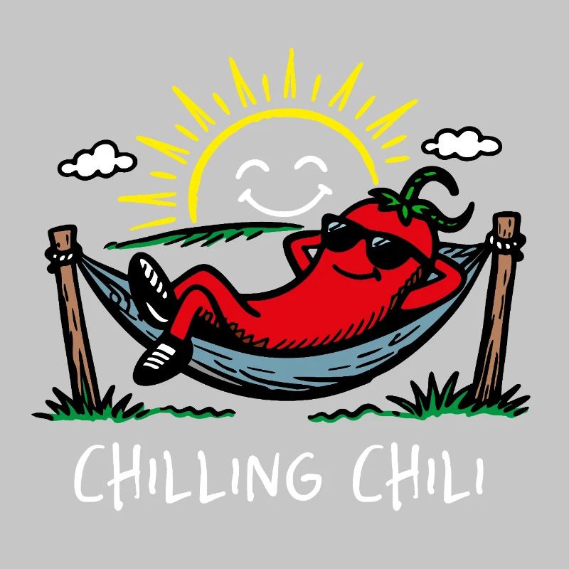 Chili glaçant Jeu de mots drôle Chilli Chilling