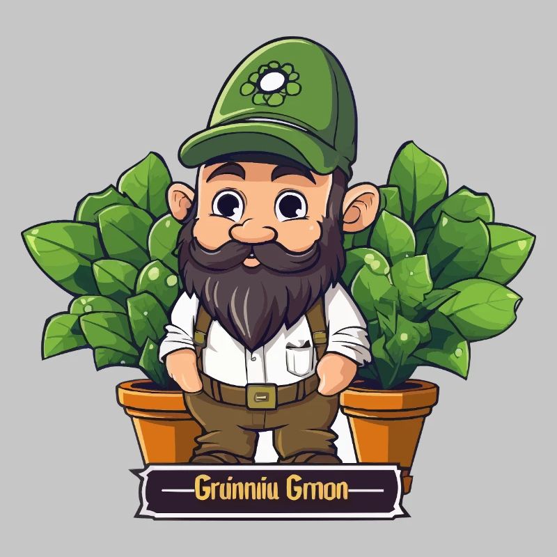 Grüner Gärtnergnom Comic