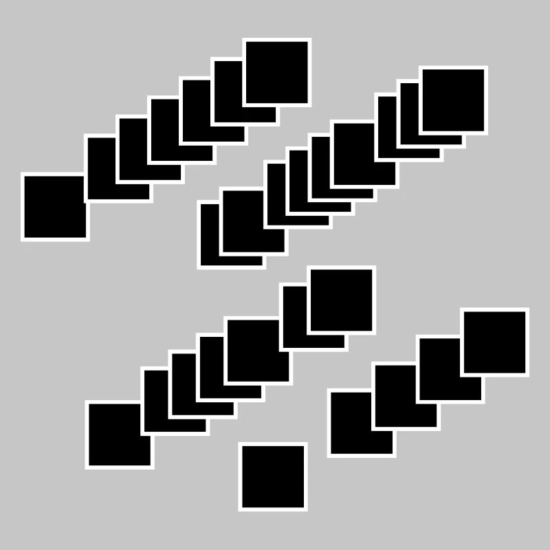 Nested Squares Cascade
