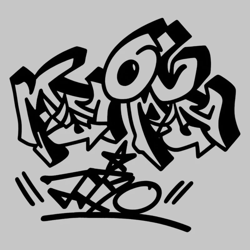 Explosive Graffiti Buchstaben