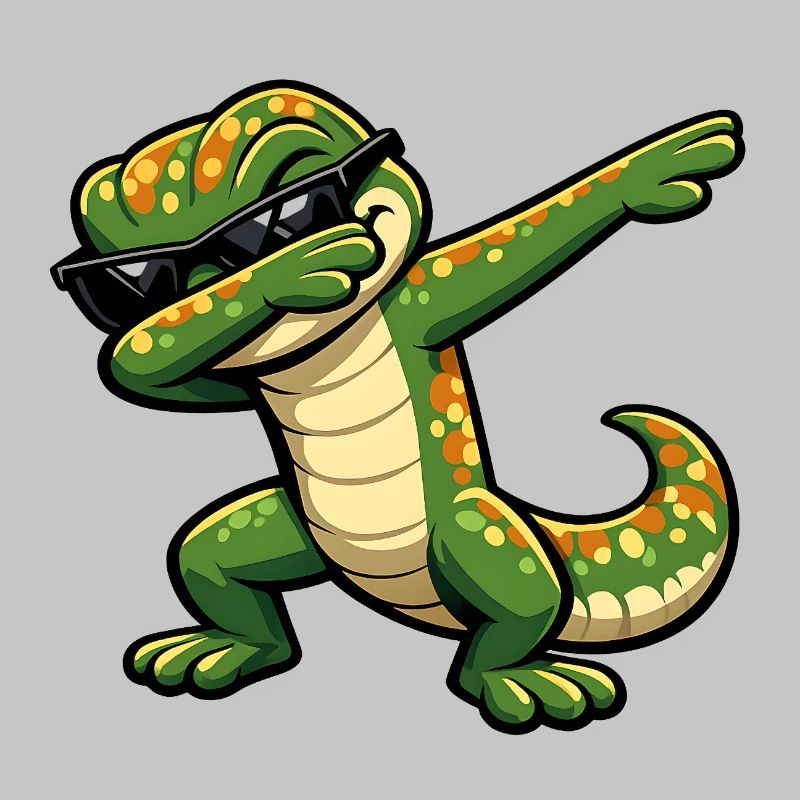 Dabbing Gecko