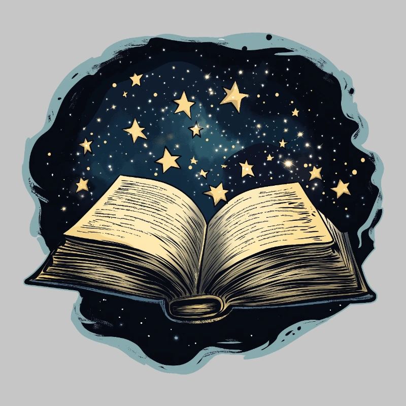 Buch mit Sternen