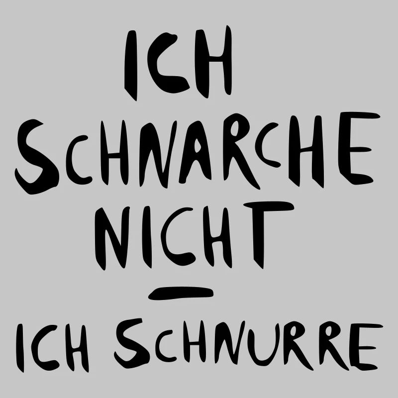 ich schnarche nicht - ich