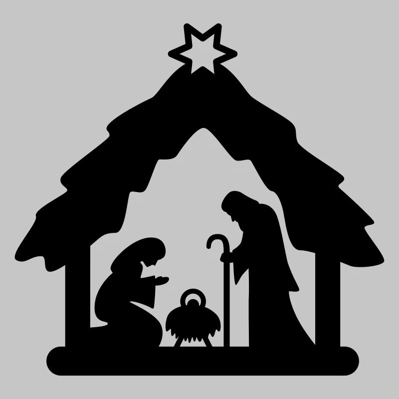 Weihnachtskrippe, Krippenfiguren, heilige Familie