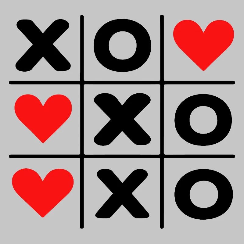 Cute Heart Pattern Love Minimal Design