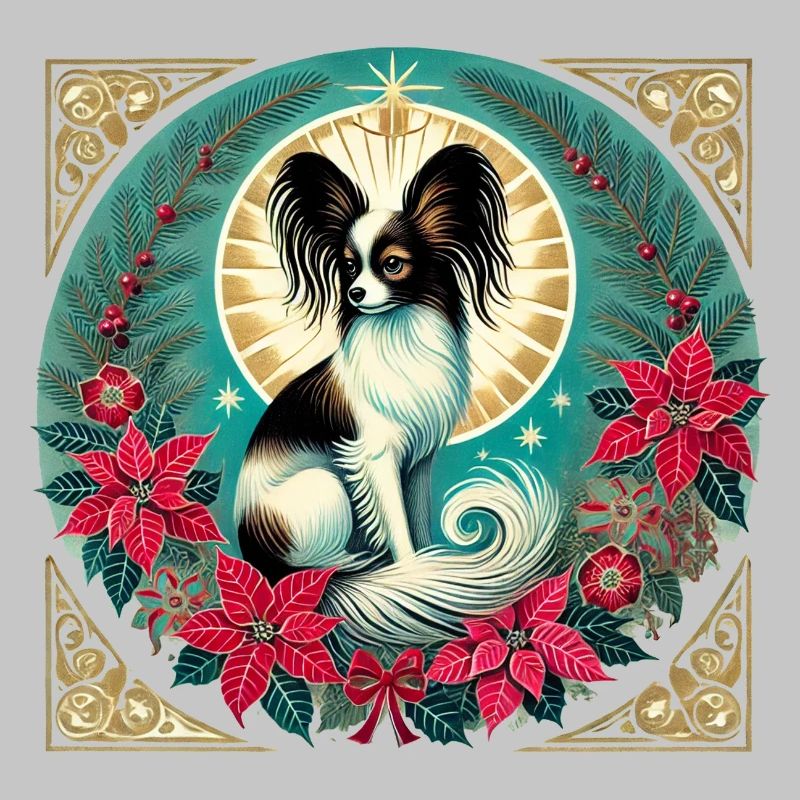 Papillon Halo Weihnachtskreis