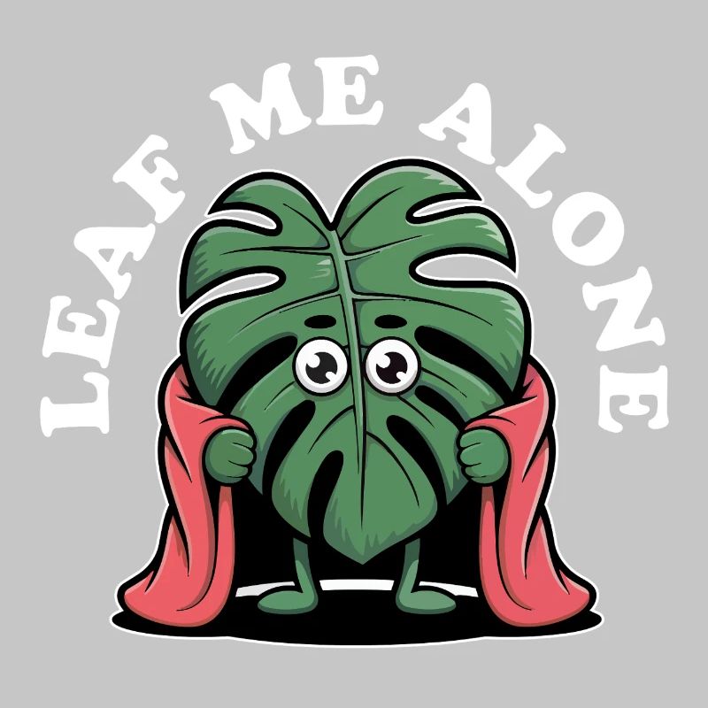 Leave Me Alone Monstera Hero, Leaf with Cape