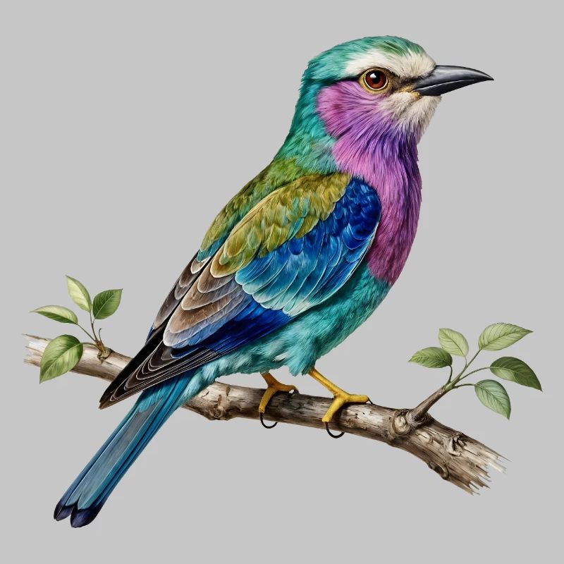 Long-stranded roller – naturalistic engraving