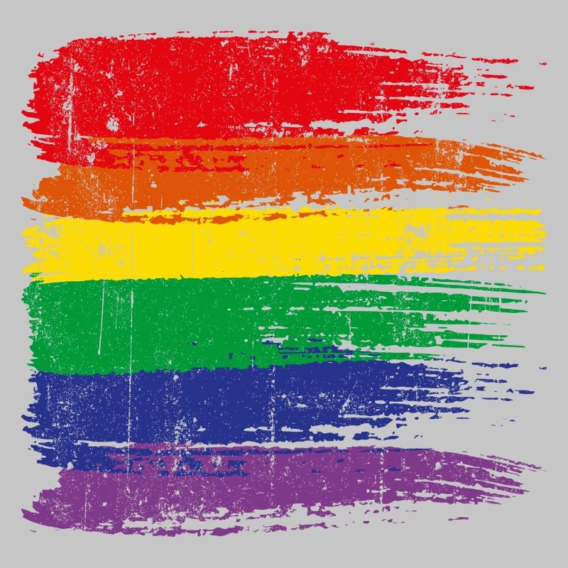 Regenbogen-Pinselstrich Pride