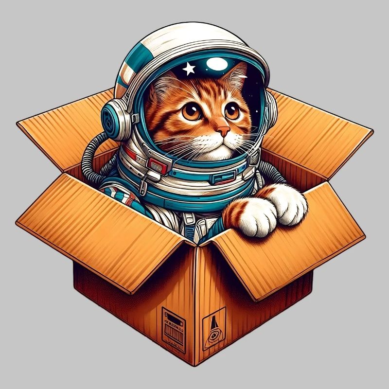 Astronaut Katze