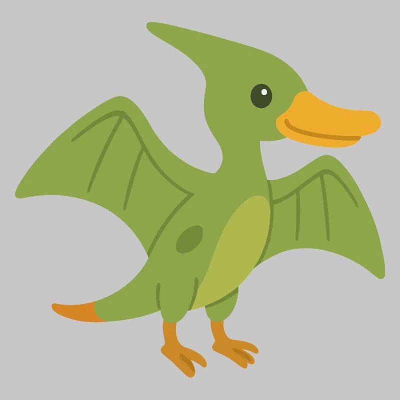 Süße Pterodactyl Ente