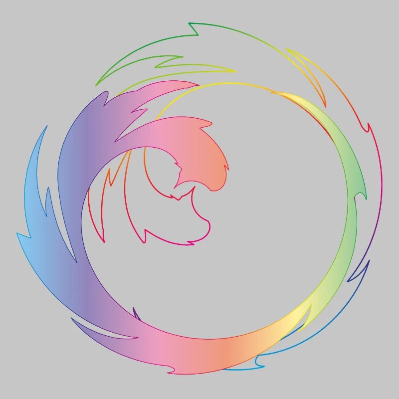 Roue chromatique créative comme cadre de design dynamique