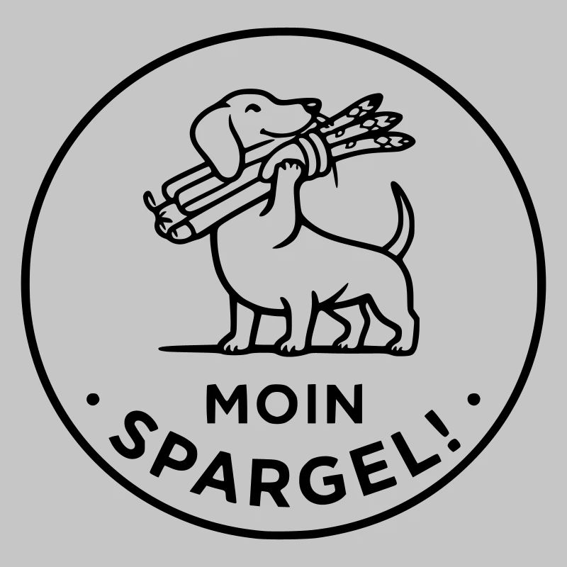 moin spargel dackel hund