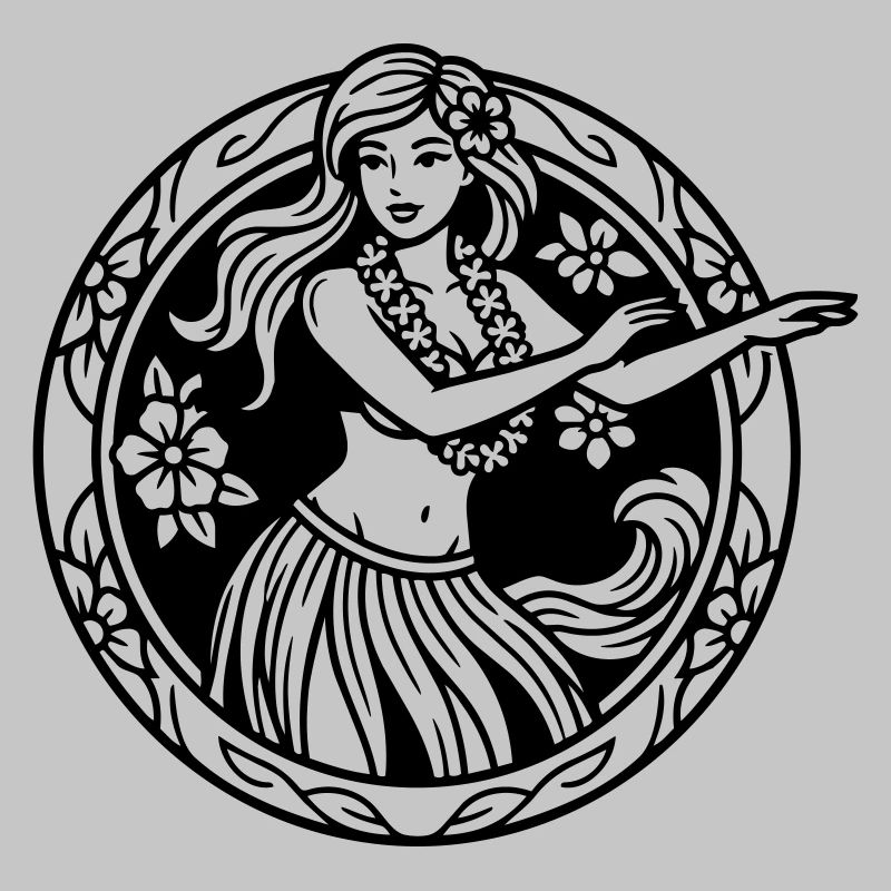 Hula-Mädchen