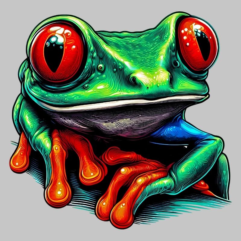 Red-eyed tree frog