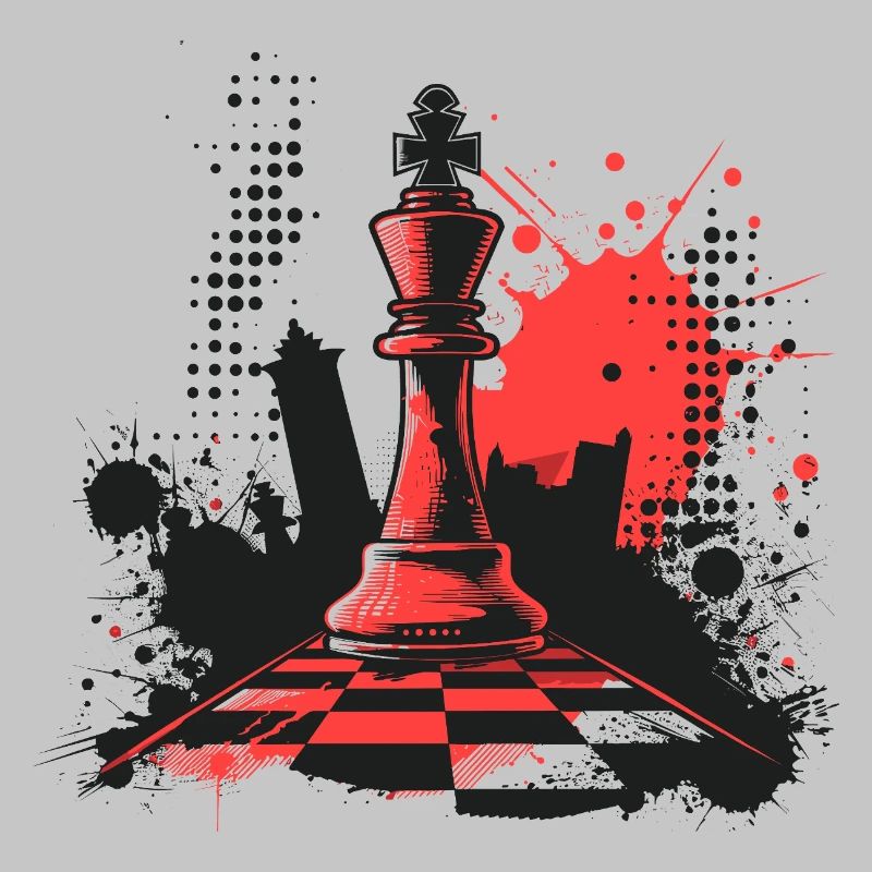 Pièces d’échecs Graffiti