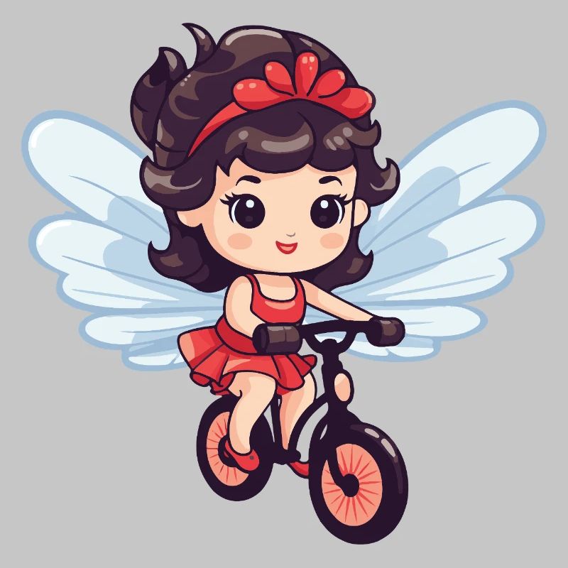 Fairy Cute Bicycle Comic