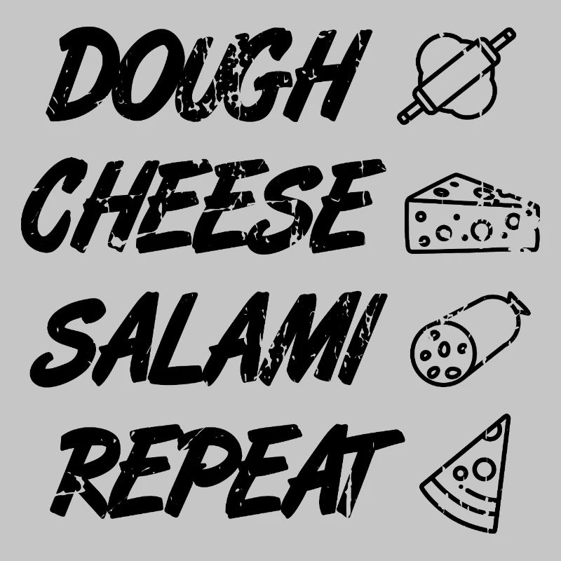 Pâte fromage Salami Répéter