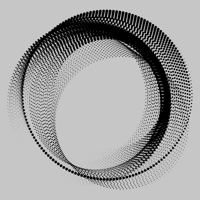 Forme circulaire abstraite