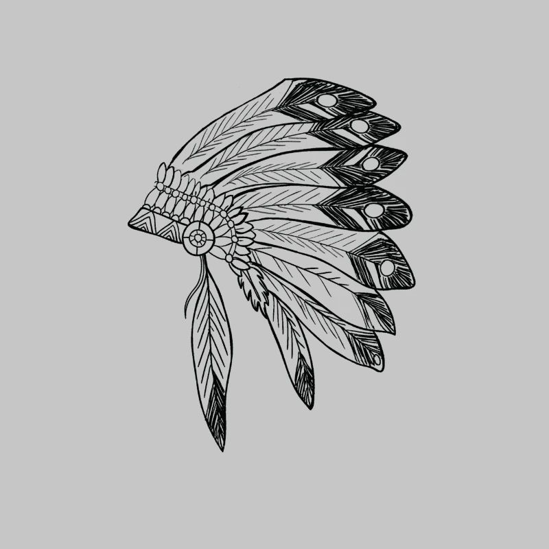 Coiffe Apache Guerrier Indien