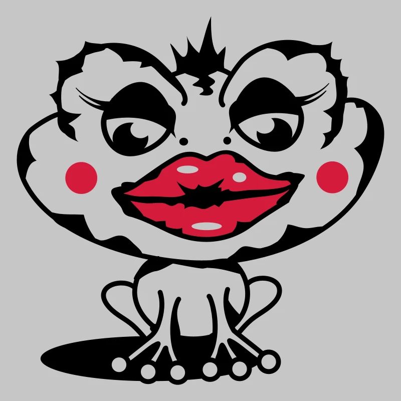 A toad with a thick lip