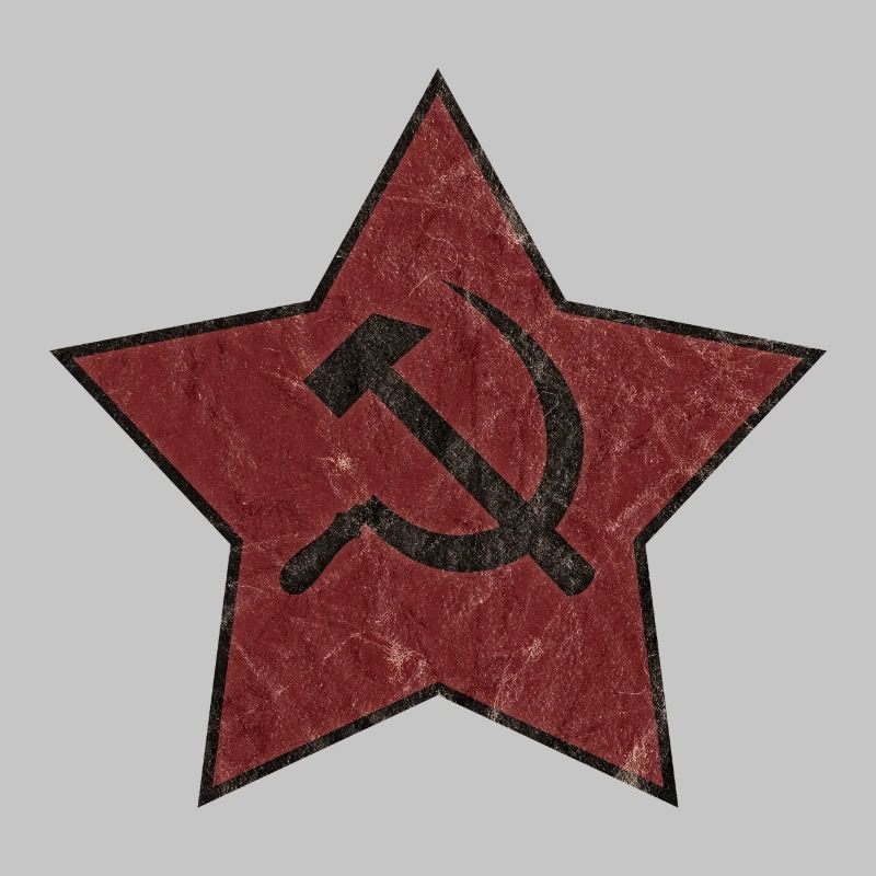 Stella Rossa con Falce e Martello