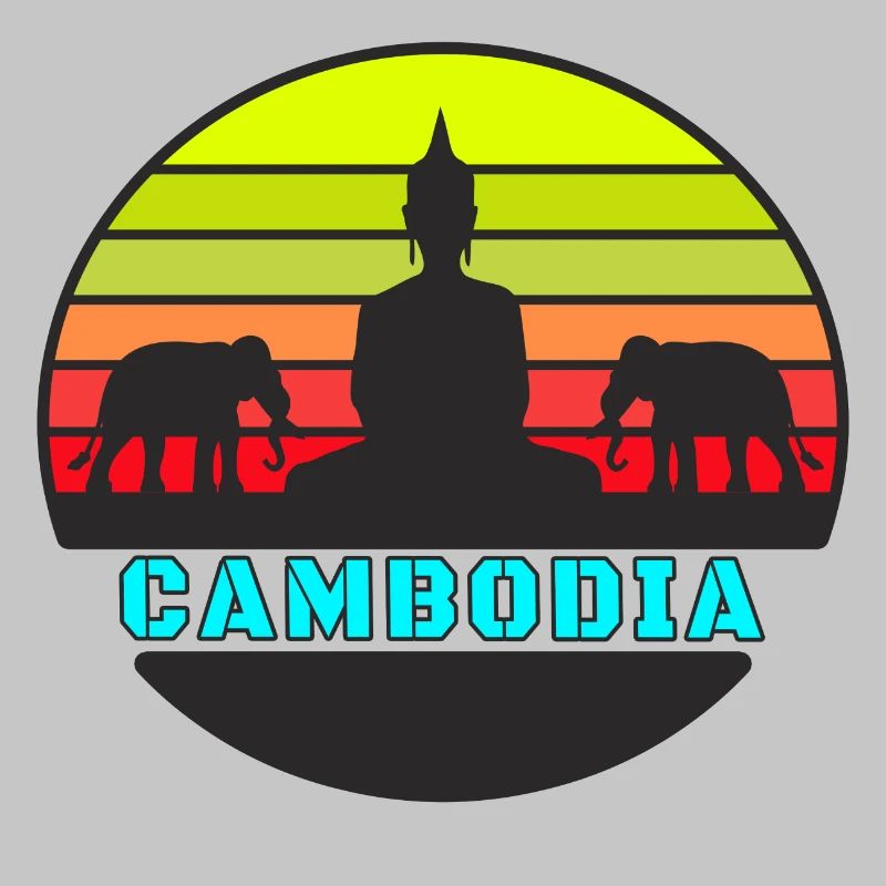 Cambodia / Buddha / Elephant / Gift