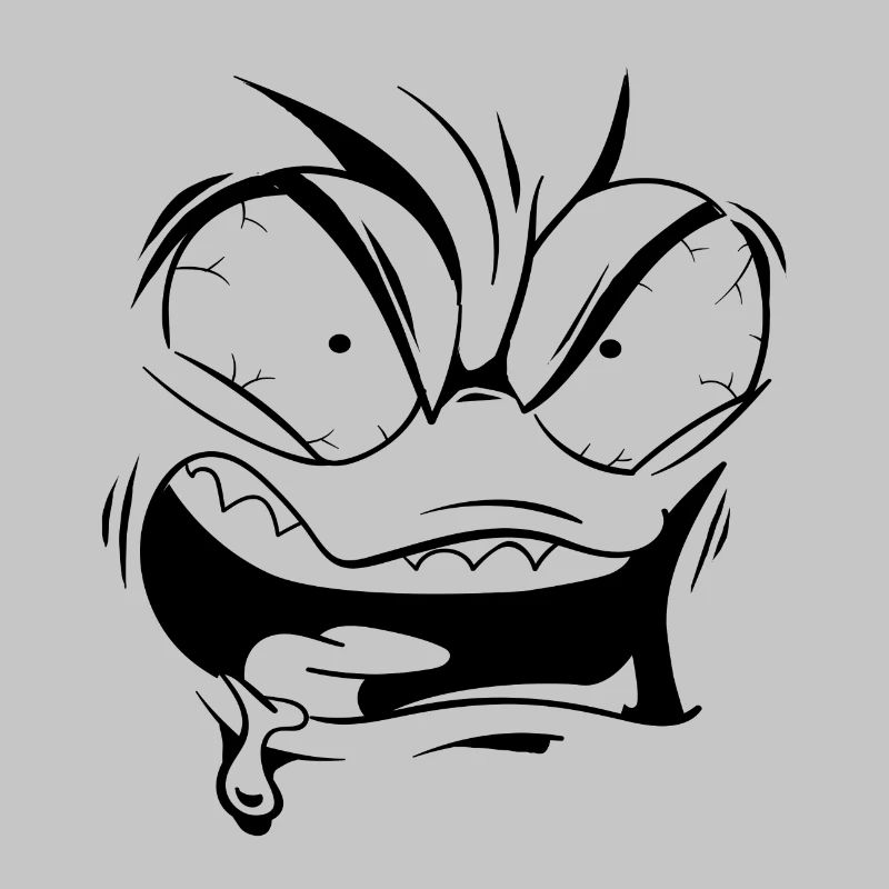 Angry face