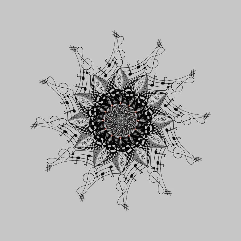 Musical Elegant Mandala