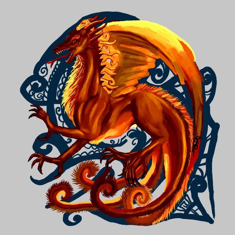 roter Drache