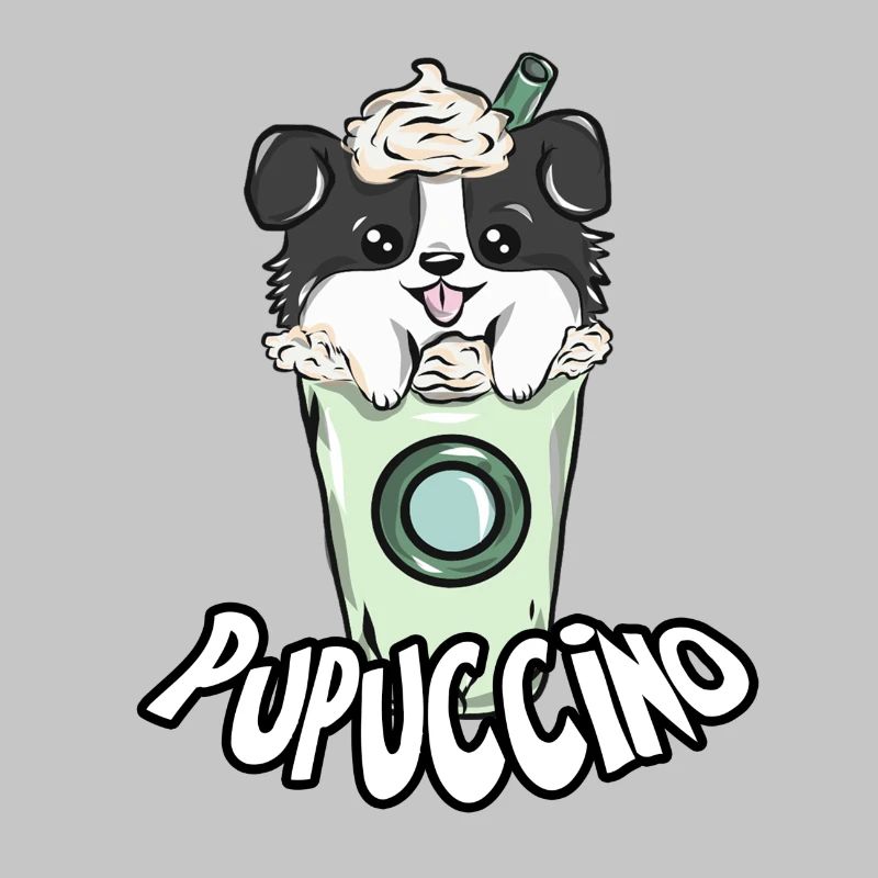 Hund Kaffe Cappuccino