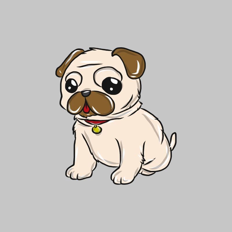 Hund Mops