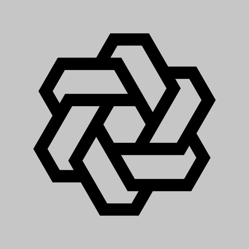 Logo cercle hexagonal