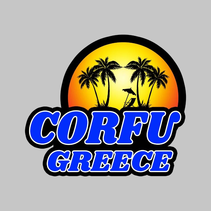 Corfou Grèce design / idée cadeau