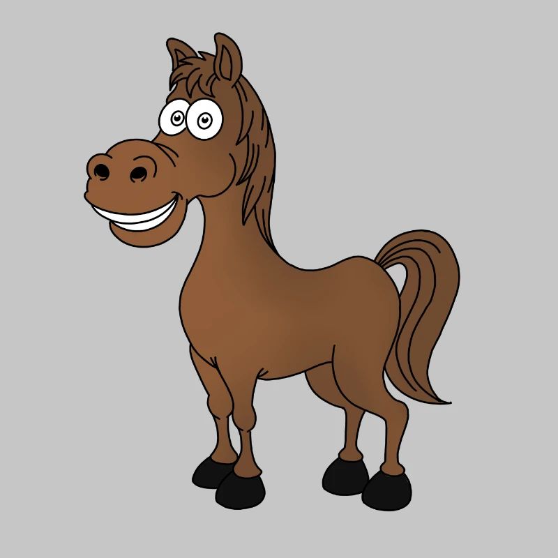 Lustiges Pferd