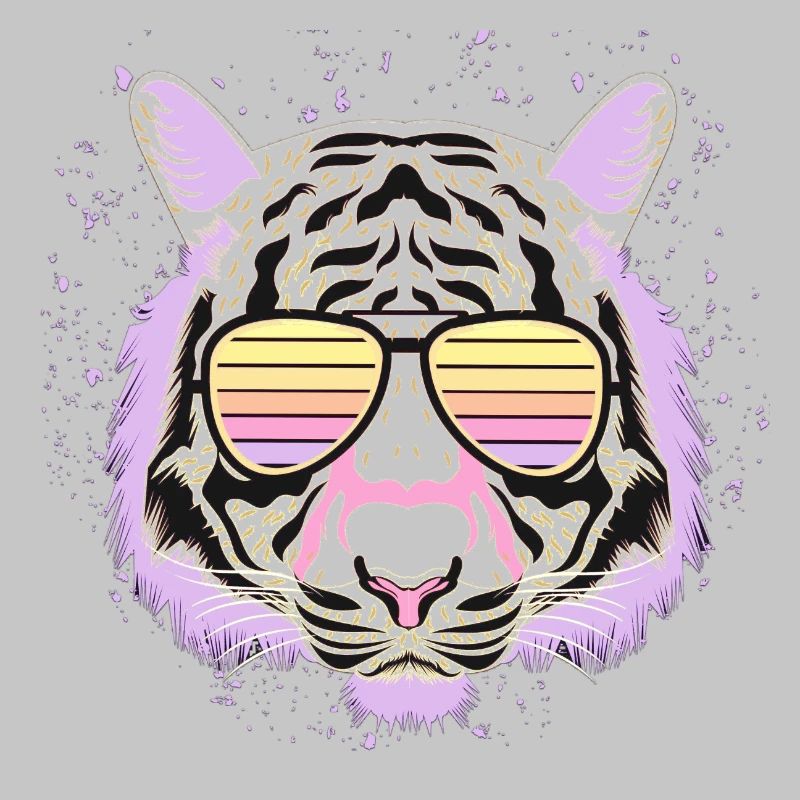 Tiger Psychedelic Brillenstil