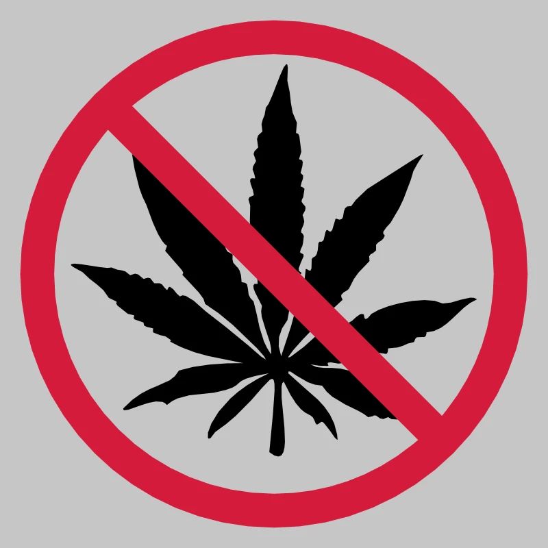 Weed Verboten Schild