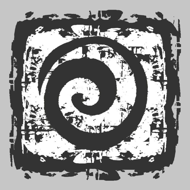 Abstract spiral pattern on vintage background