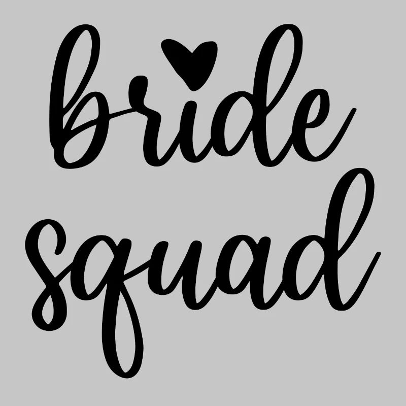 Bride Squad avec le cœur JGA célibataire