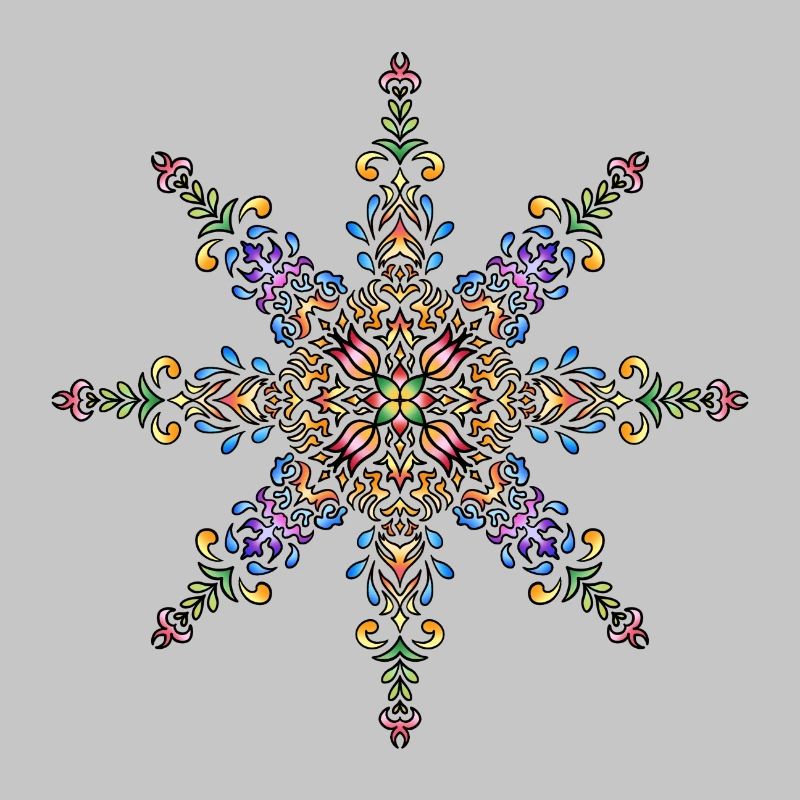 Mandala | Bunt | Leben | Geschenkidee
