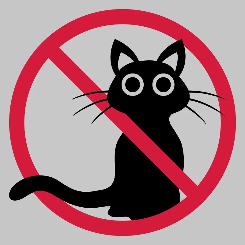 Signe interdit de chat