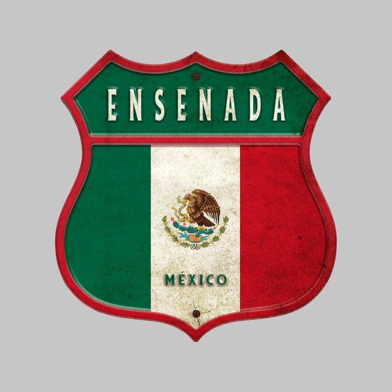 Ensenada Mexiko Wappen Design