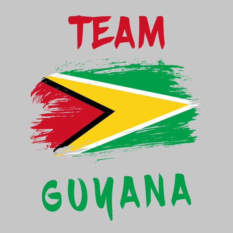 Drapeaux de l'équipe Guyane