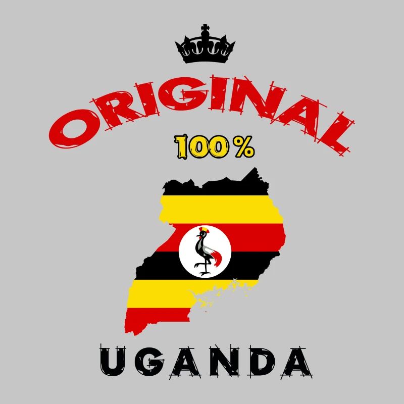 Uganda original 100% flag design