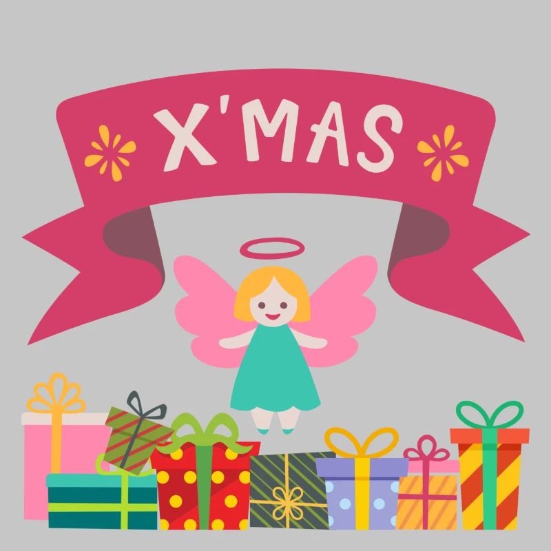 XMAS Engel mit Geschenken