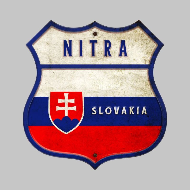 Drapeaux de Nitra Slovaquie